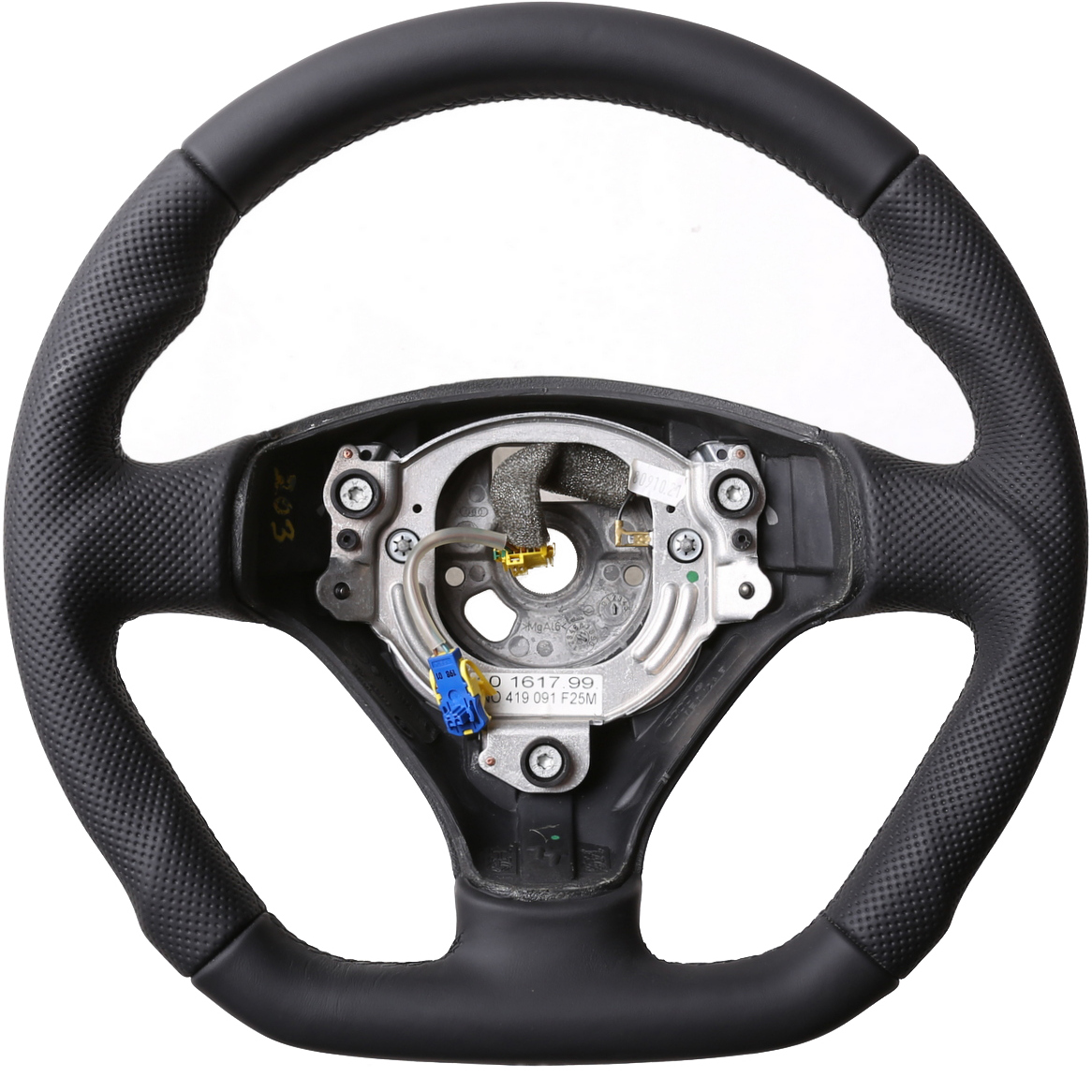 Audi Lenkrad A2 A3 A4 A6 A8 Audi TT Abgeflacht Kombibezug Naht schwarz