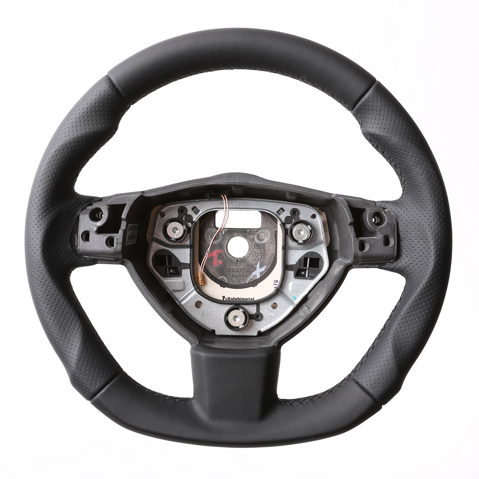 Opel Lenkrad Astra J Zafira C Insignia Abgeflacht Kombibezug Naht schwarz