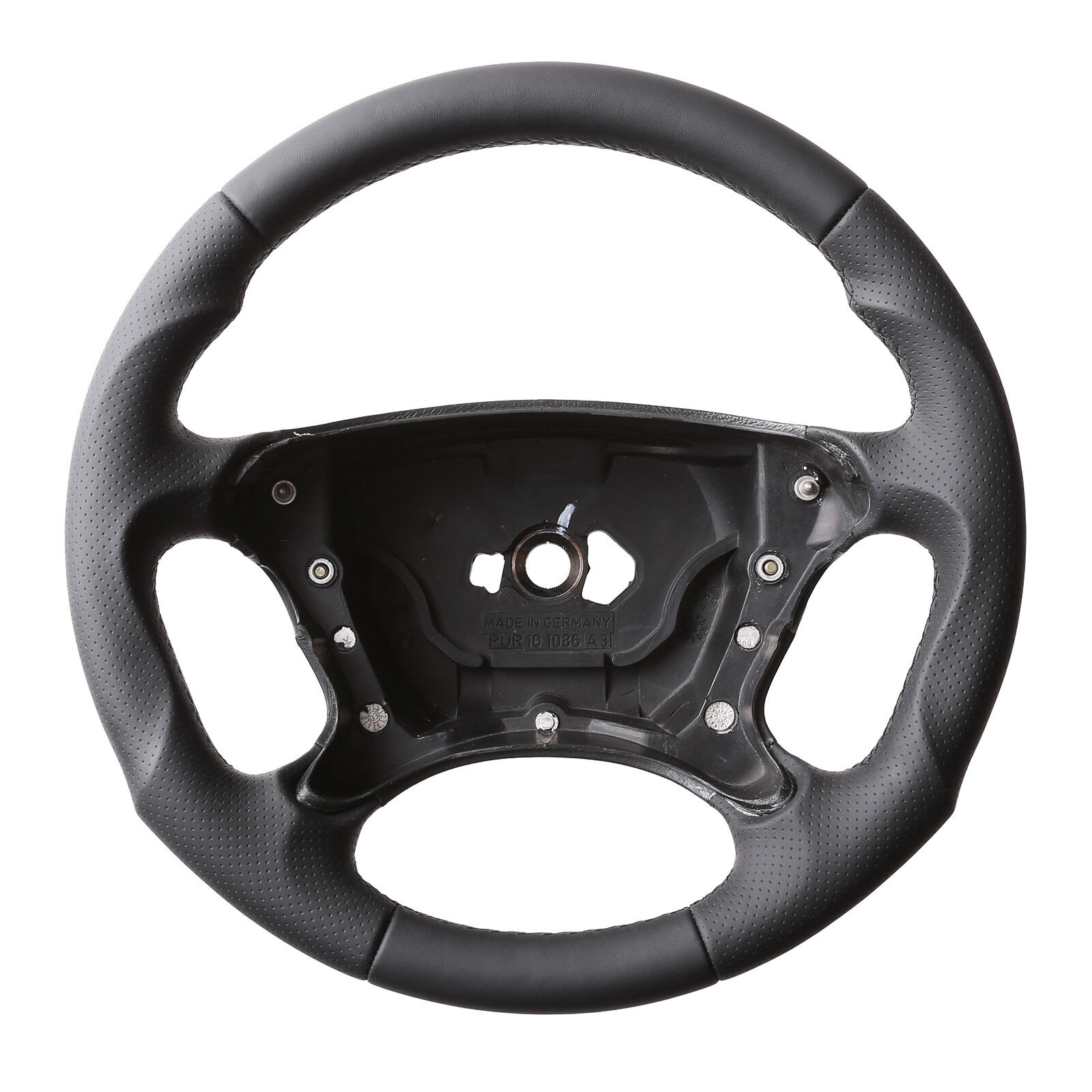 Mercedes Lenkrad R230 W209 W211 E Klasse CLK SL Tuning Kombibezug Naht schwarz
