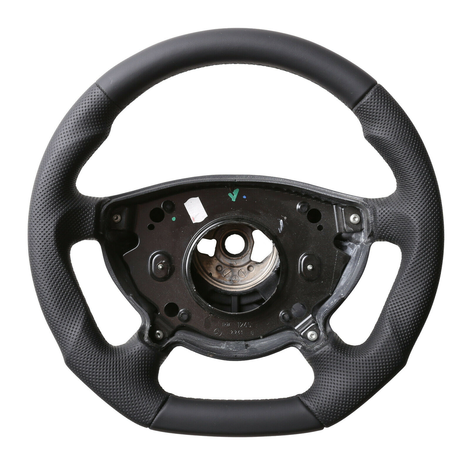 Mercedes Lenkrad R230 W209 W211 W463 E G Klasse  Abgeflacht Kombibezug Naht schwarz