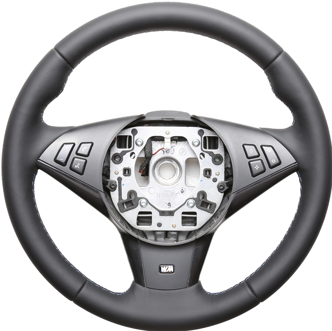 BMW Lenkrad E60 61 63 64 M-Sport nur Nappa schwarz M-Naht