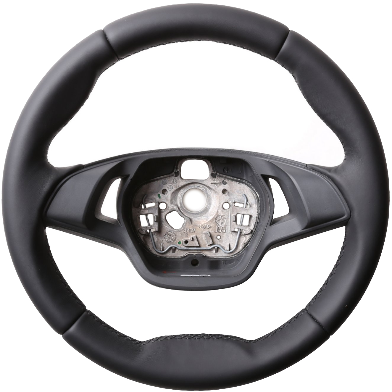 Skoda Lenkrad Octavia Fabia Nappa inkl. Moosgummi Naht schwarz