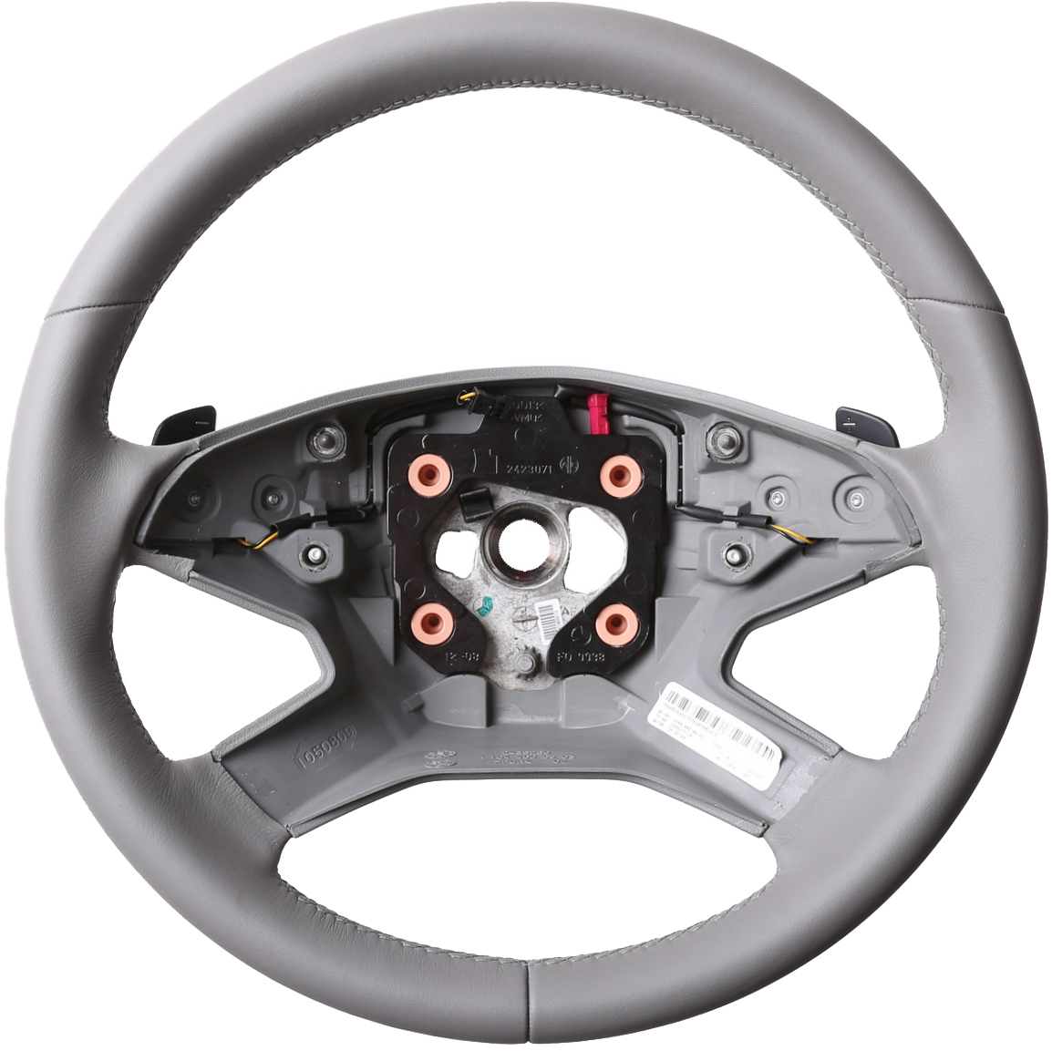 Mercedes Lenkrad W164 ML Klassisch grau nur Nappa Naht grau