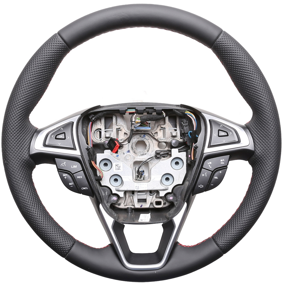 Ford Lenkrad Mondeo Fusion Edge Fiesta Galaxy S-Max Kombibezug Naht rot