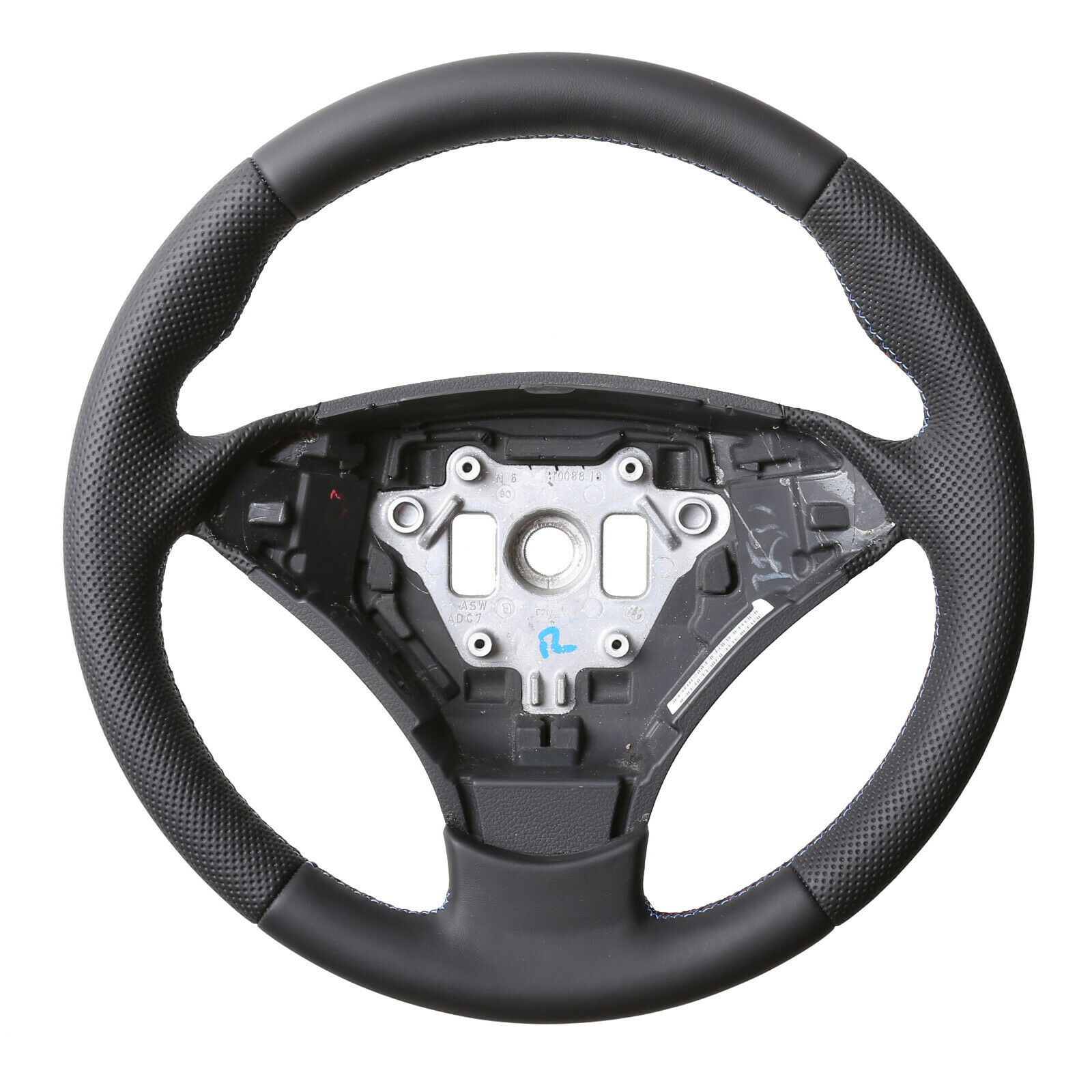 BMW Lenkrad E60 E61 Daumenauflagen Kombibezug inkl Moosgummi M Naht