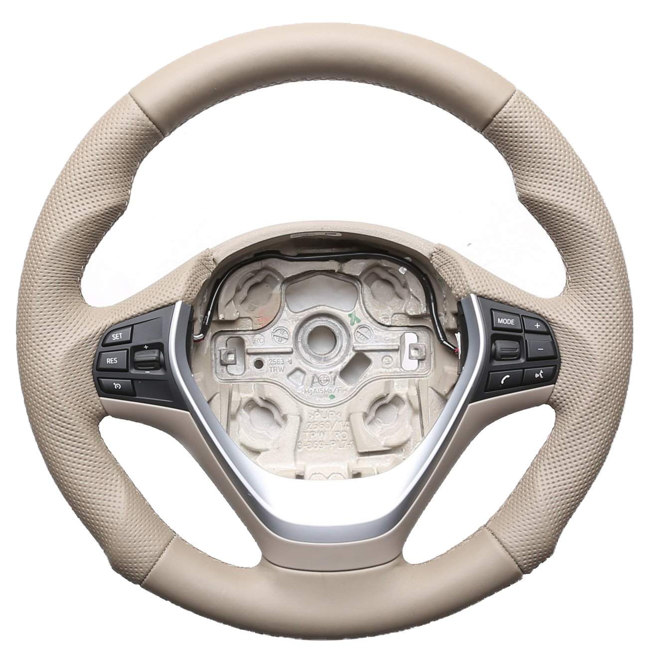 BMW Lenkrad F15 F20 F21 F22 F30 F31 F32 F33 F34 GT beige Tuning Kombibezug Naht beige