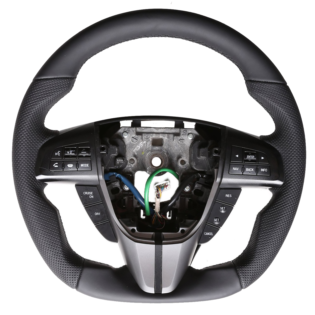 Mazda Lenkrad CX7 Abgeflacht NEU Kombibezug Naht schwarz