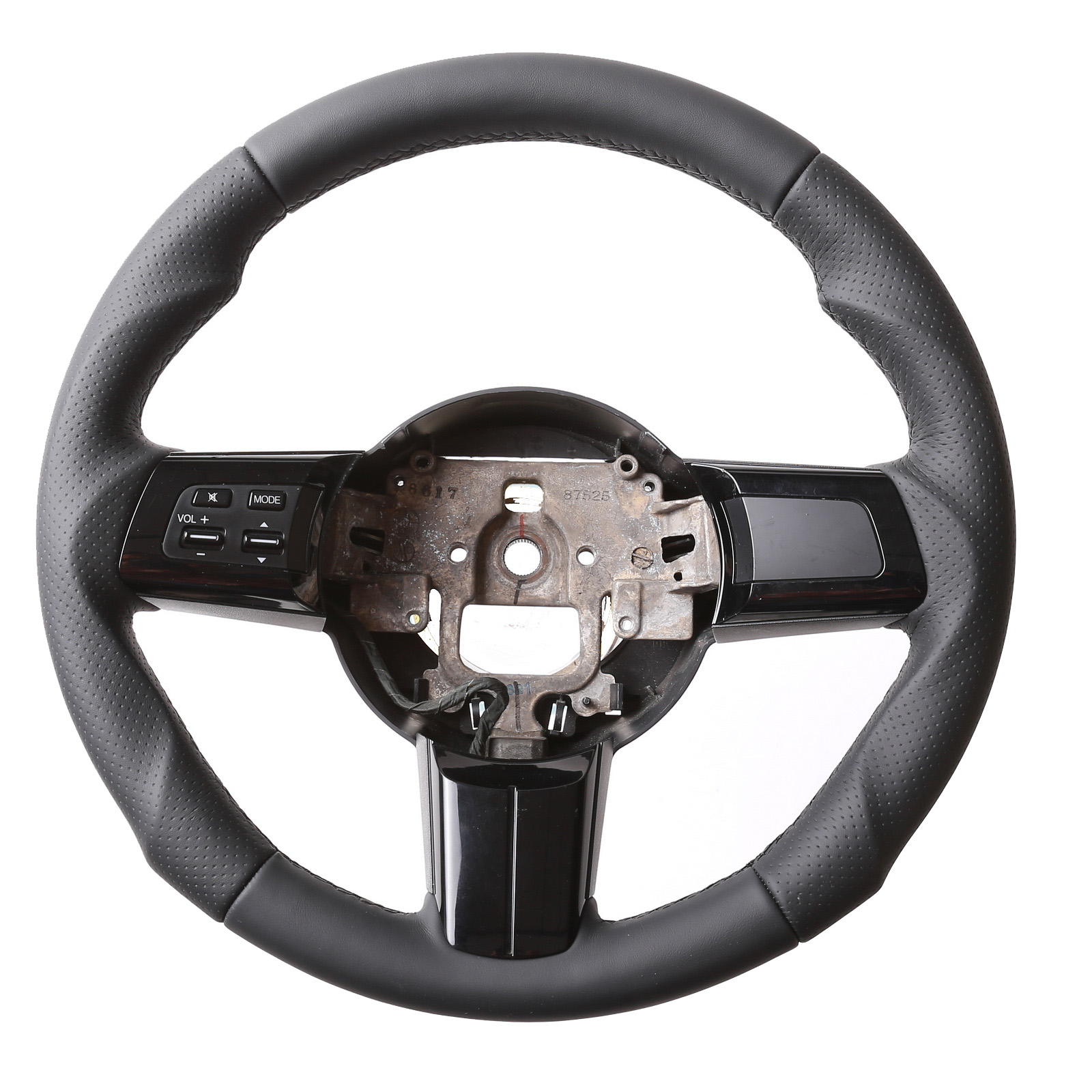 Mazda Lenkrad MX 5 Tuning Kombibezug Naht schwarz