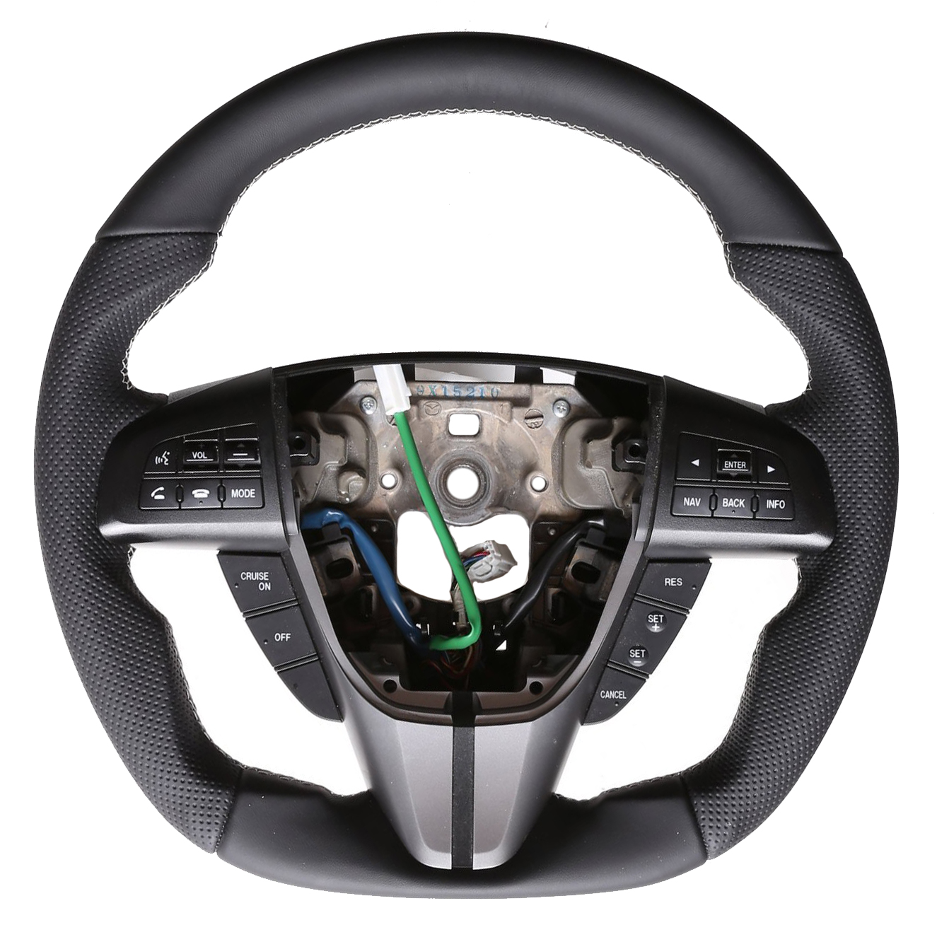 Mazda Lenkrad CX7 Abgeflacht NEU Kombibezug Naht silber