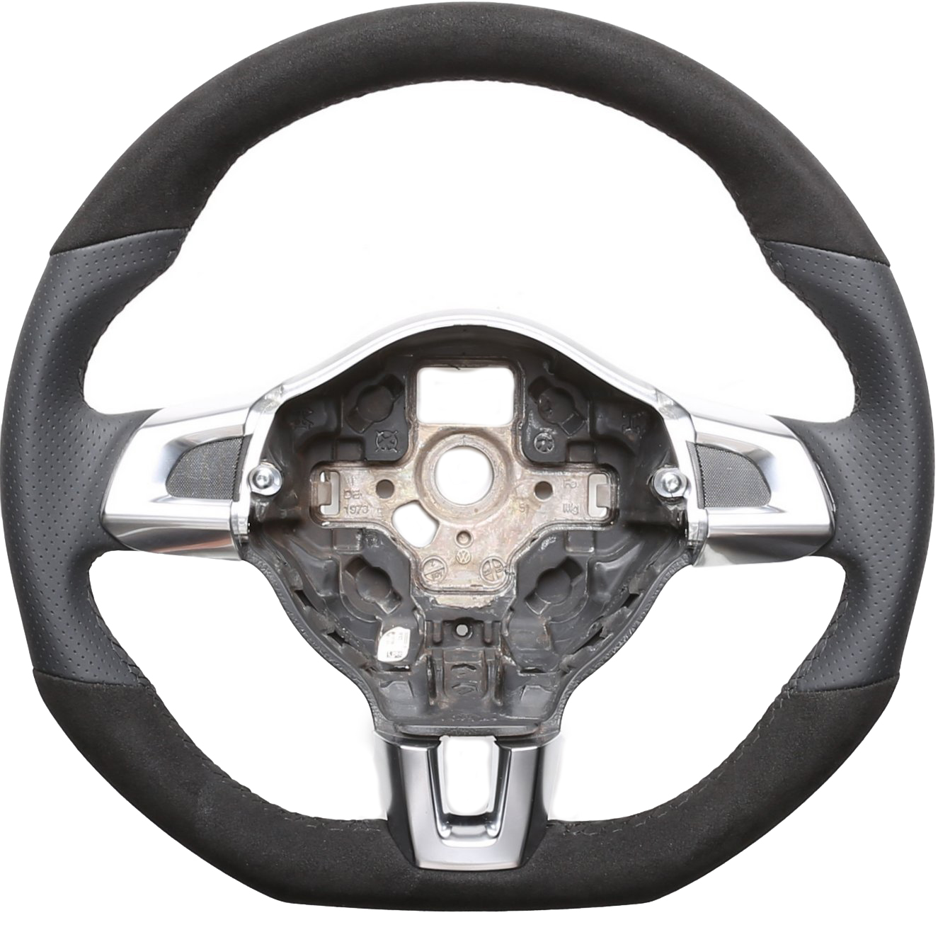 VW Lenkrad Golf 6 GTI GTD Kombibezug Alcantara Naht schwarz