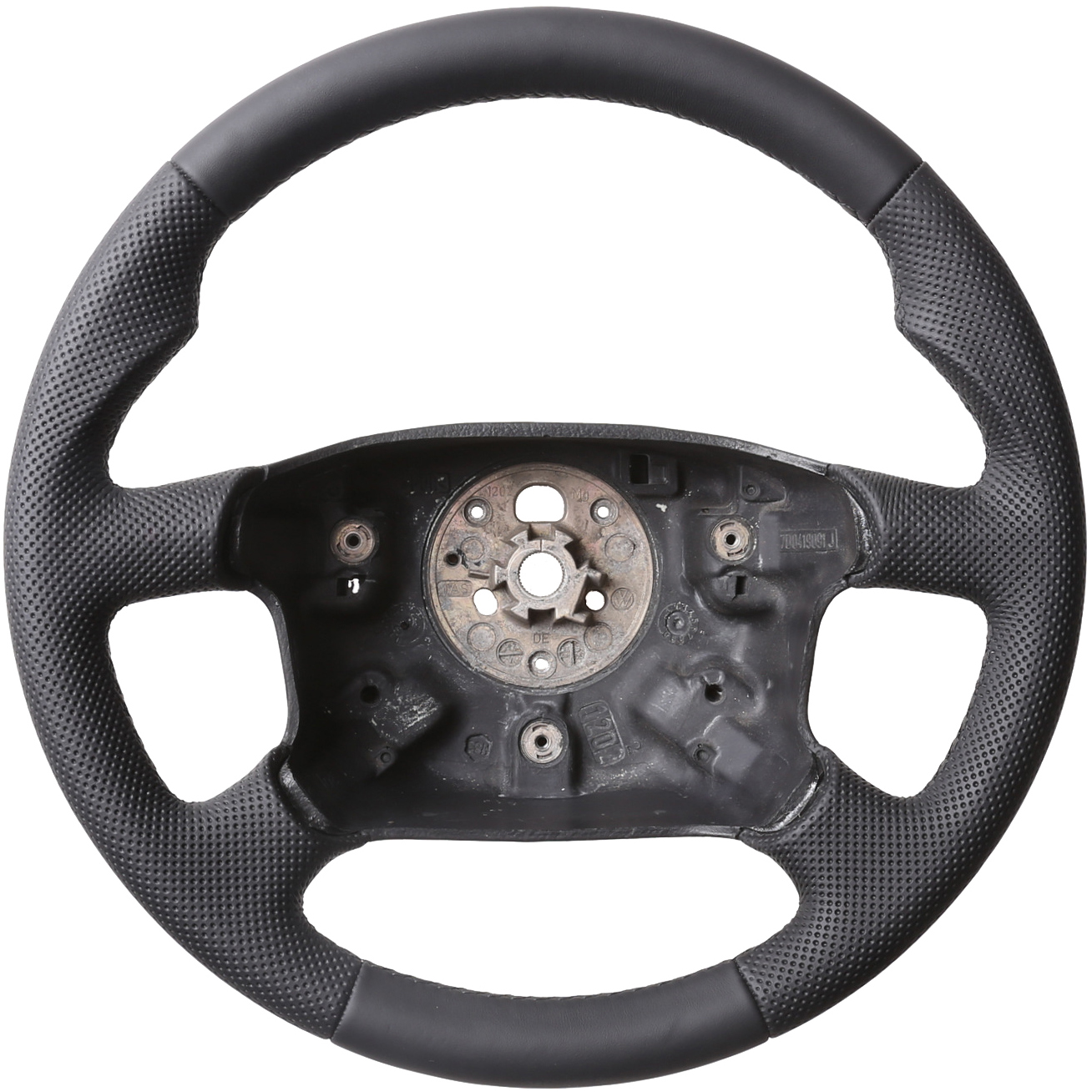 Seat Lenkrad Alhambra Sharan Daumenauflagen Kombibezug Naht schwarz