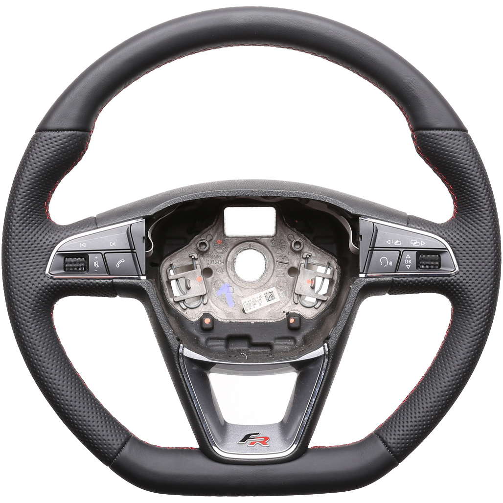 Cupra Lenkrad Ateca Leon Formentor Kombibezug Naht rot