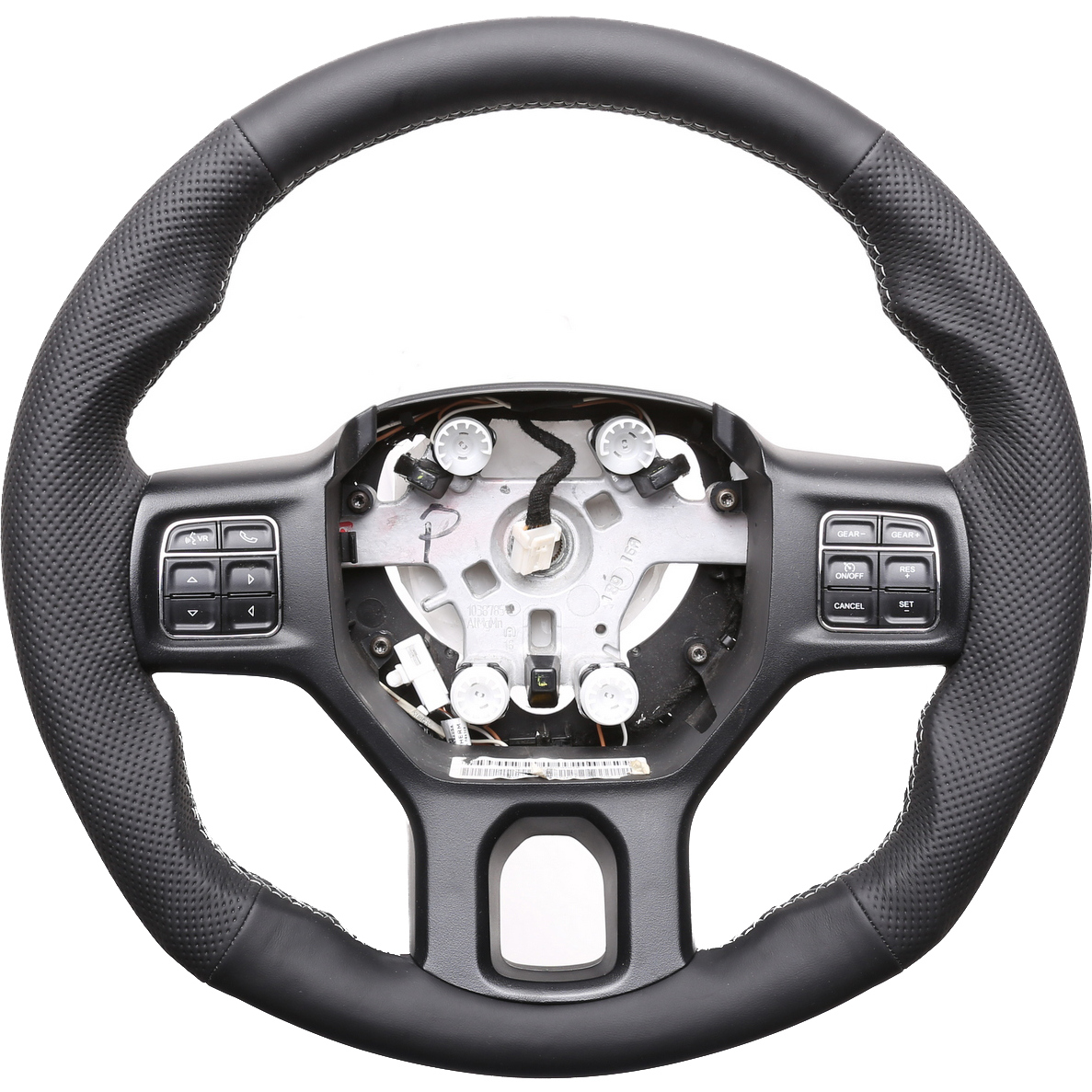 Dodge Lenkrad RAM 1500 Tuning NEU Kombibezug Naht silber