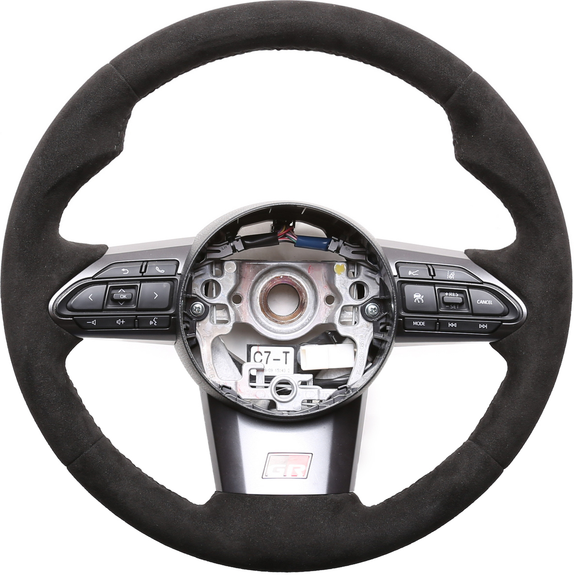 Toyota Lenkrad GR Yaris Alcantara Naht schwarz