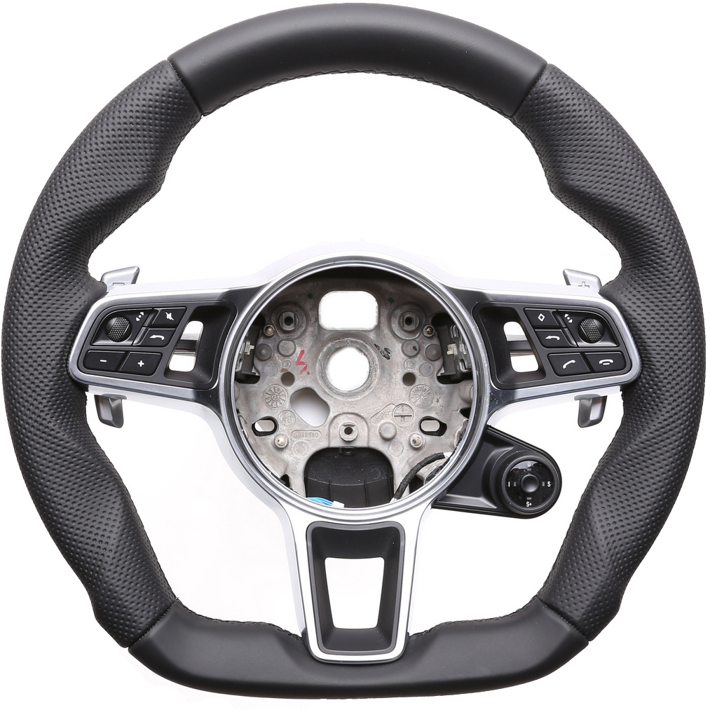 Porsche Lenkrad Macan 911 991 918 Spyder Carrera Cayenne Cayman Panamera Abgeflacht