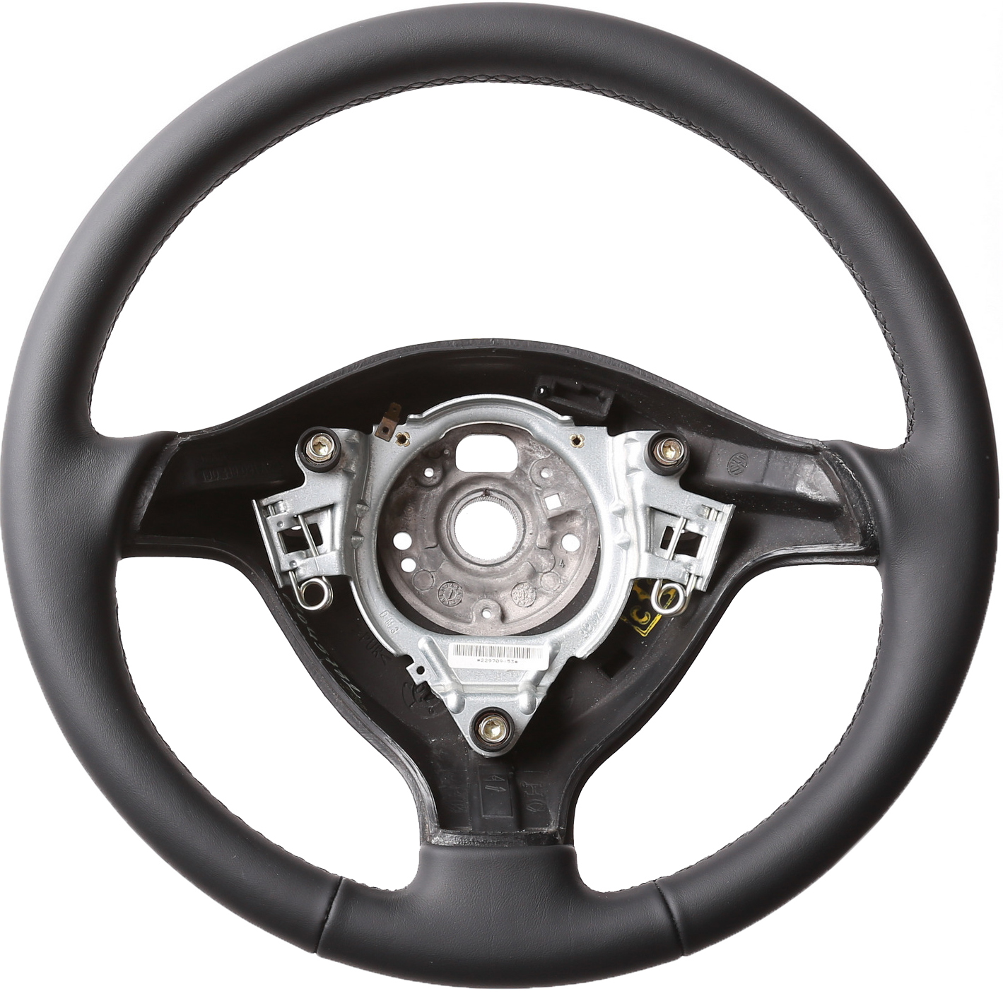 VW Lenkrad Golf 4 Passat 3B 3BG Bora Seat Leon Klassisch  nur Nappa Naht schwarz