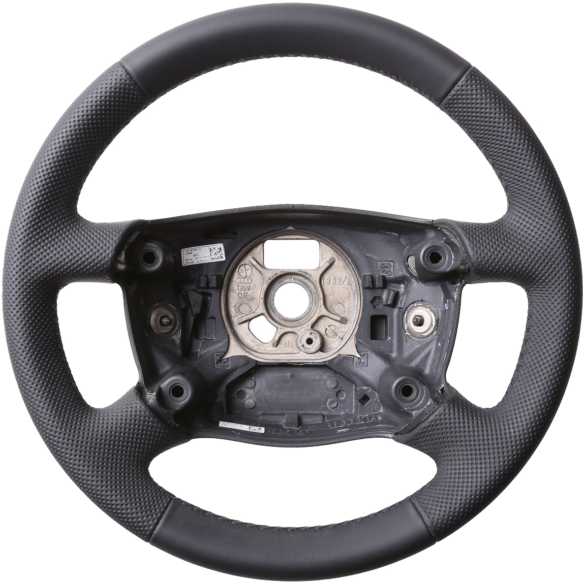 Audi Lenkrad A2 A3 A4 A6 A8 Kombibezug Naht schwarz
