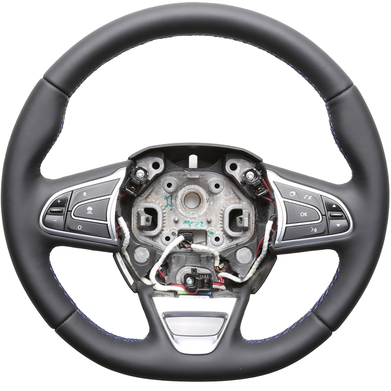 Renault Lenkrad Koleos Kadjar Megane Espace Scenic Talisman nur Nappa Naht blau