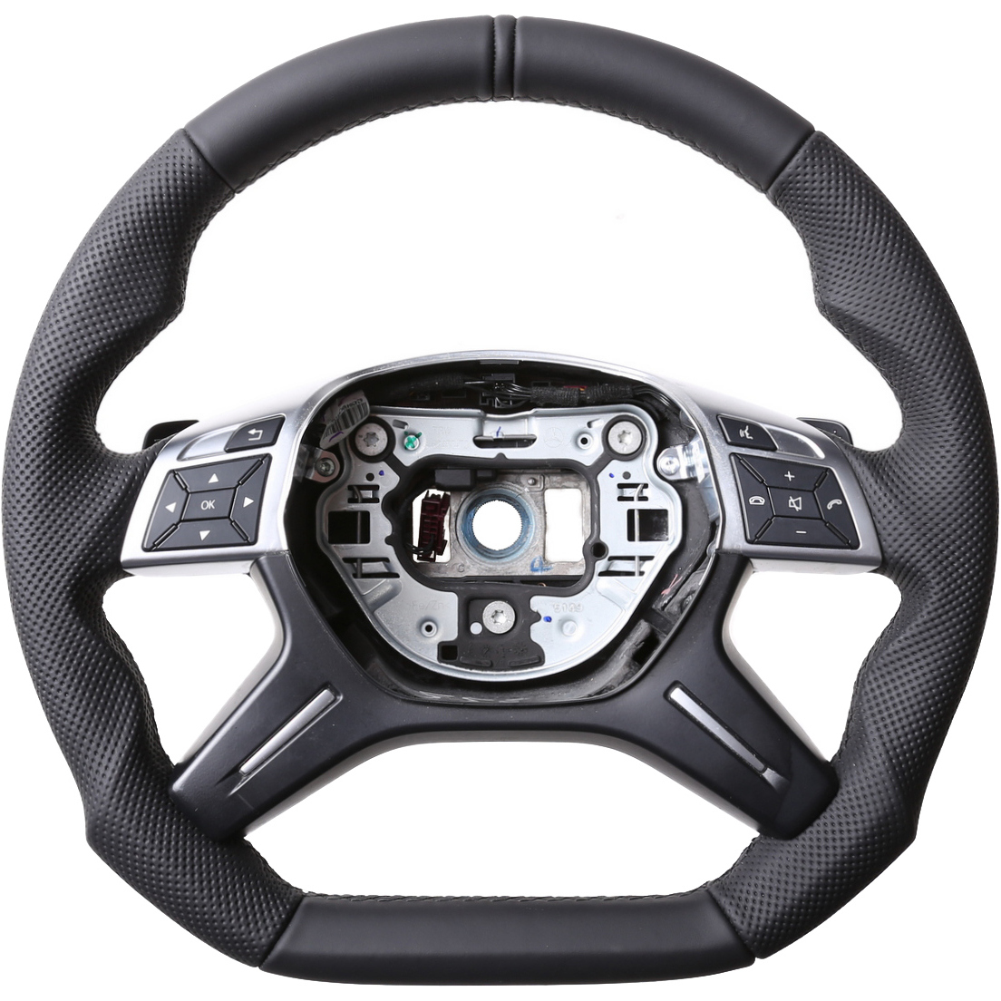 Mercedes Lenkrad W204 C Klasse W166 ML X166 W212 W463 Abgeflacht Kombibezug 12 Uhr Markierung