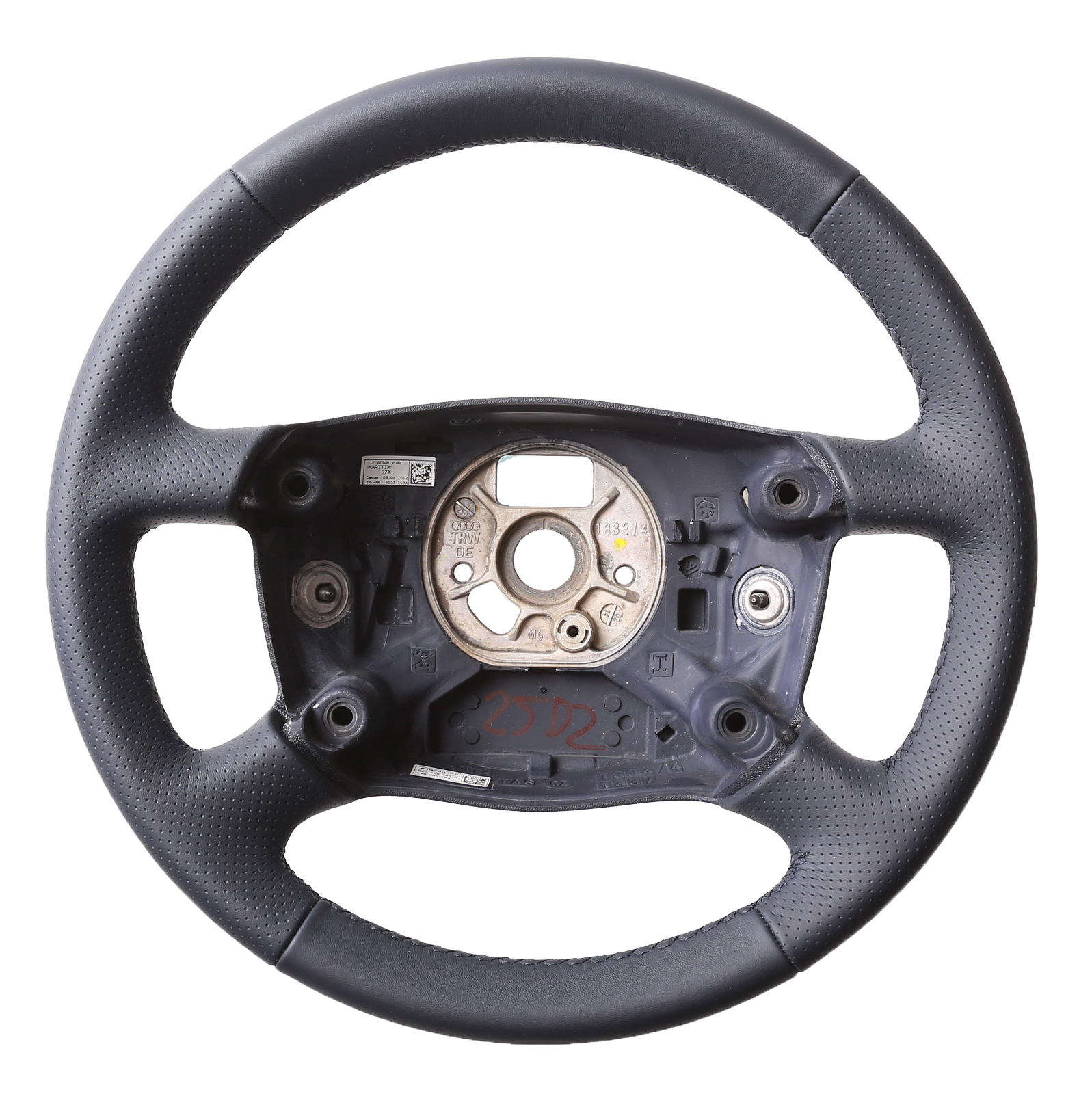 Audi Lenkrad A2 A3 A4 A6 A8 blau Kombibezug Naht blau