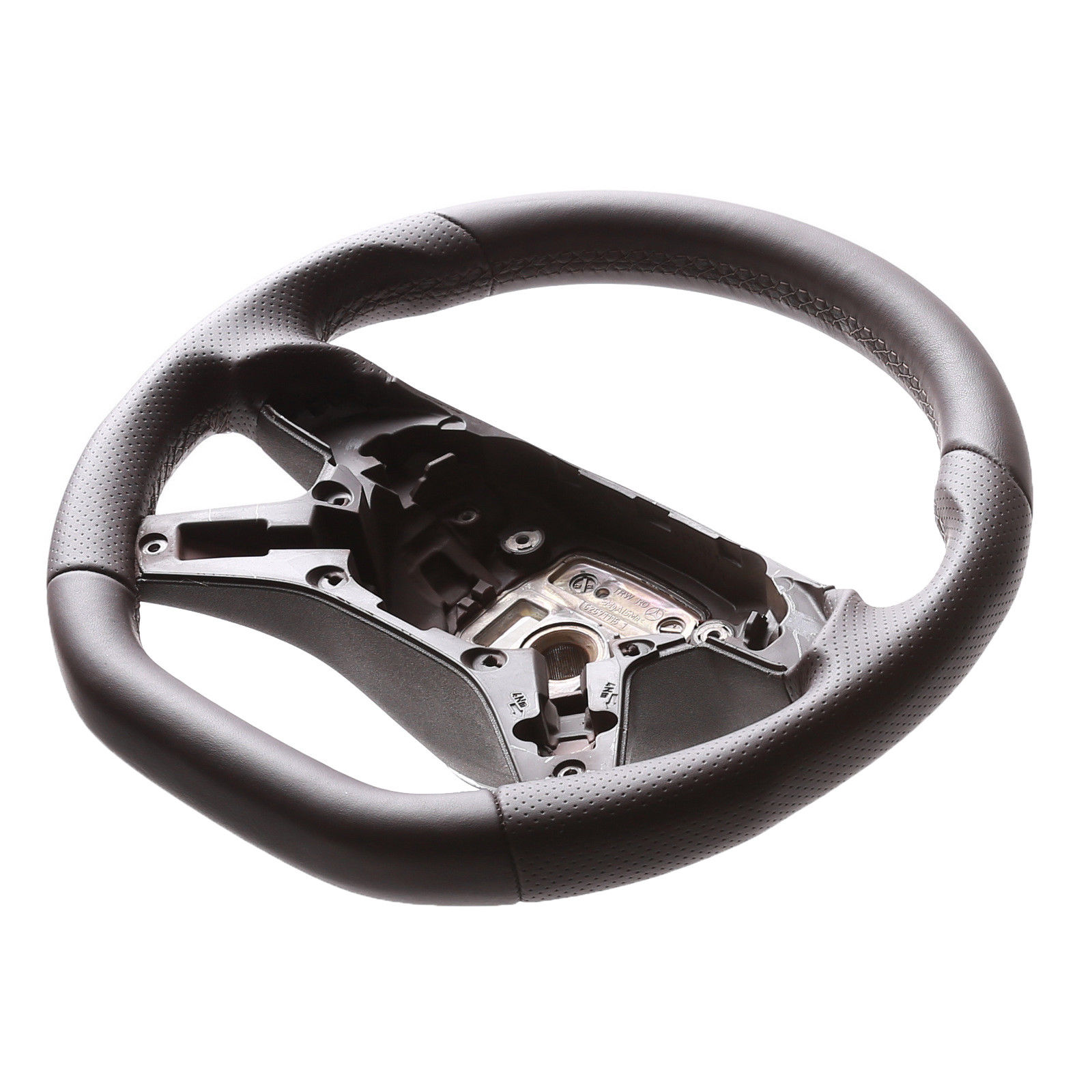 Mercedes Lenkrad C Klasse W166 ML X166 GL GLE W463 braun Kombibezug Naht braun