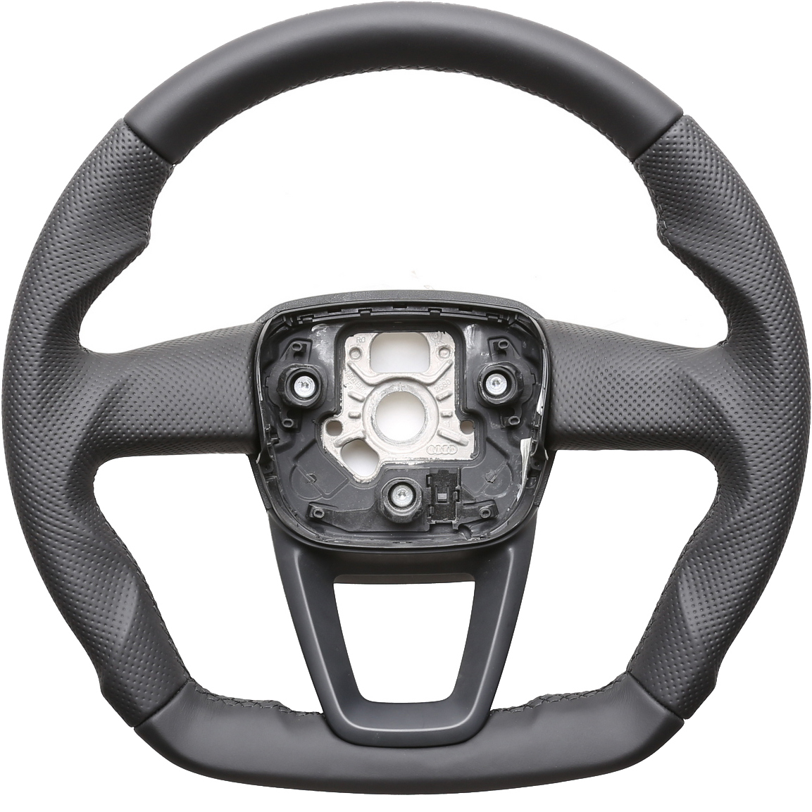 Audi Lenkrad A4 A1 S1 A6 S6 A7 Q3 Abgeflacht Kombibezug Naht schwarz