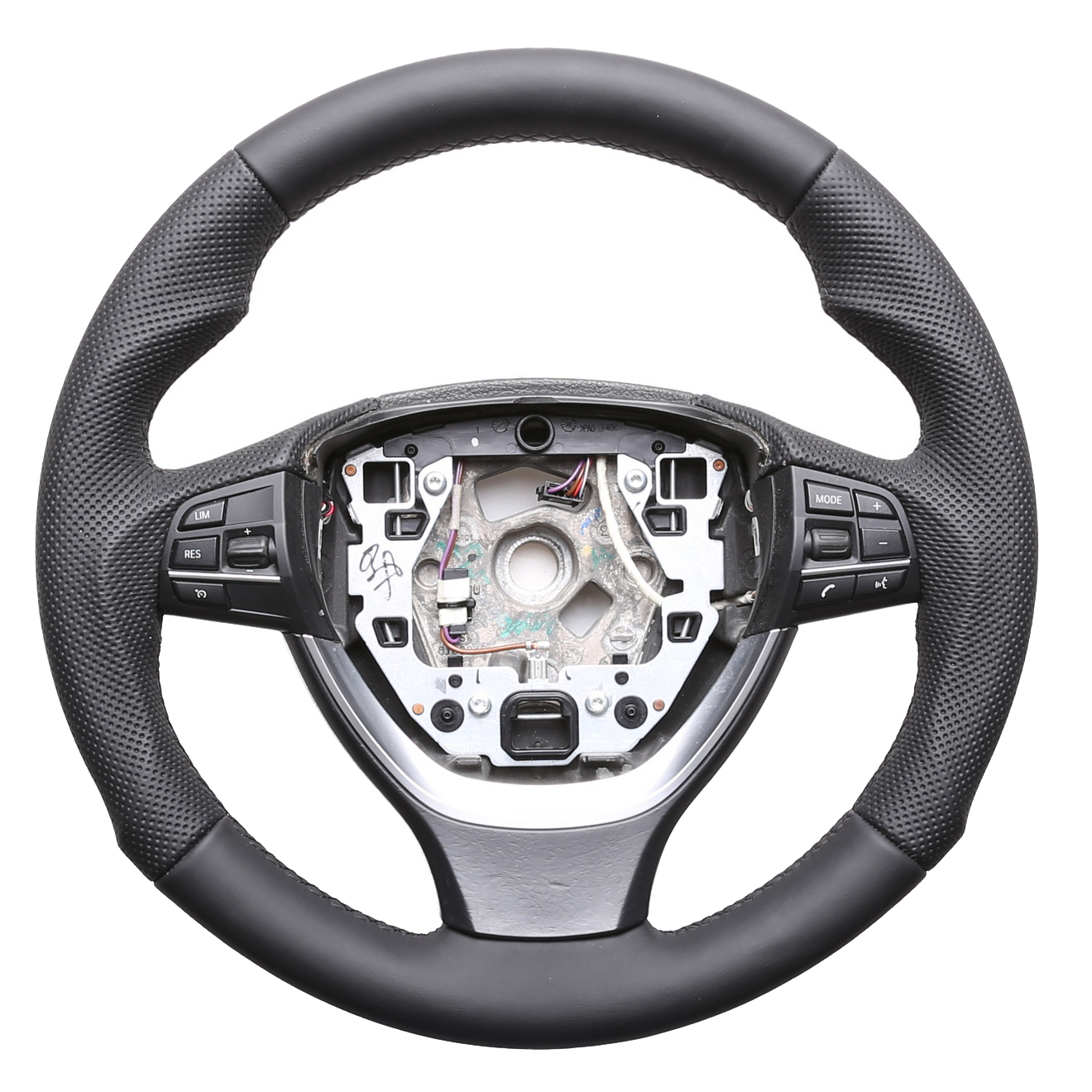 BMW Lenkrad F01 F06 F07 F10 F11 F12 F13 Sport Tuning Kombibezug Naht schwarz