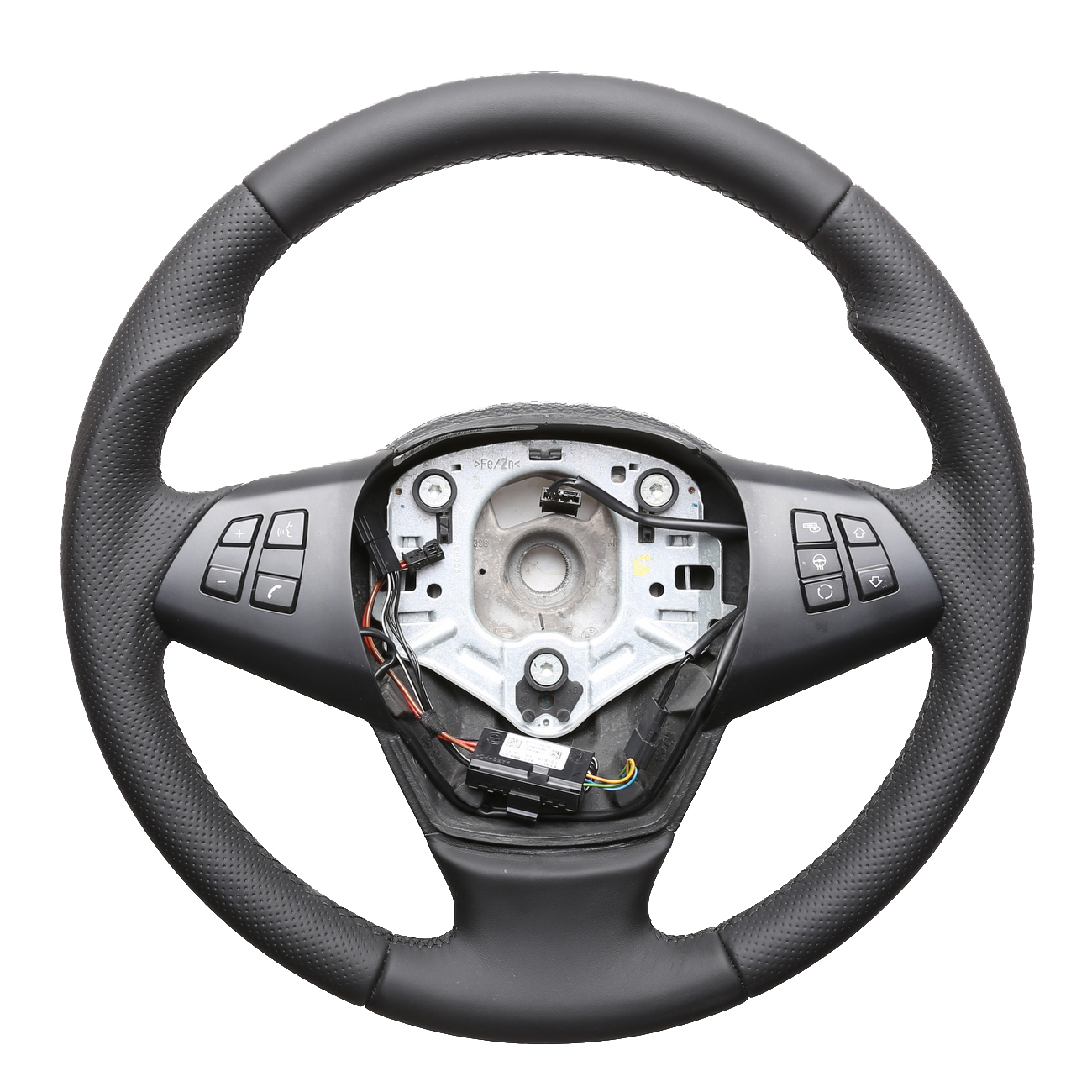 BMW Lenkrad X5 E70 Daumenauflagen Kombibezug Naht schwarz