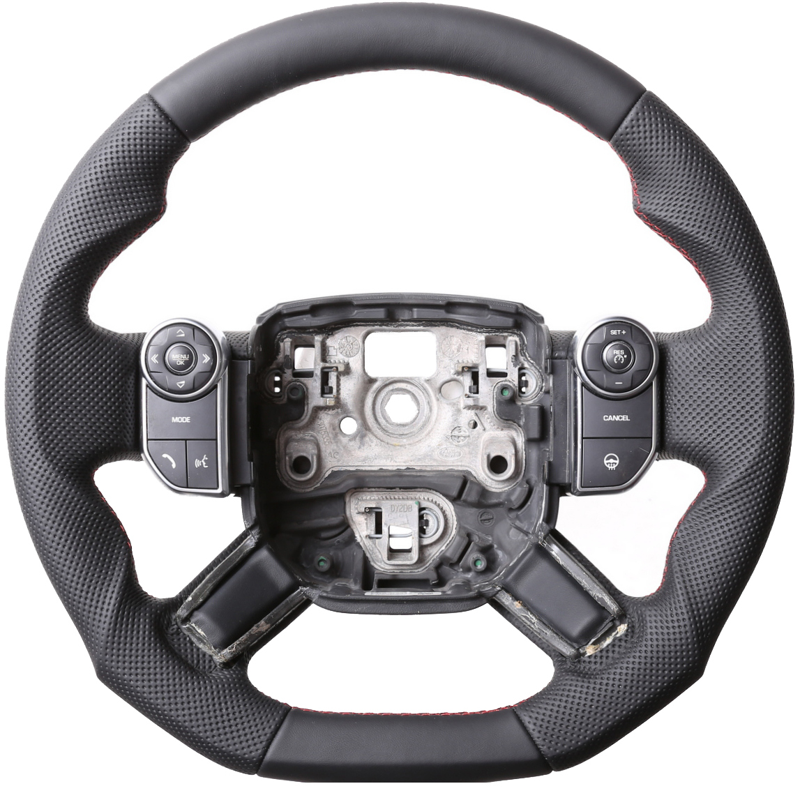 Range Rover Lenkrad Vogue Abgeflacht Kombibezug Naht rot