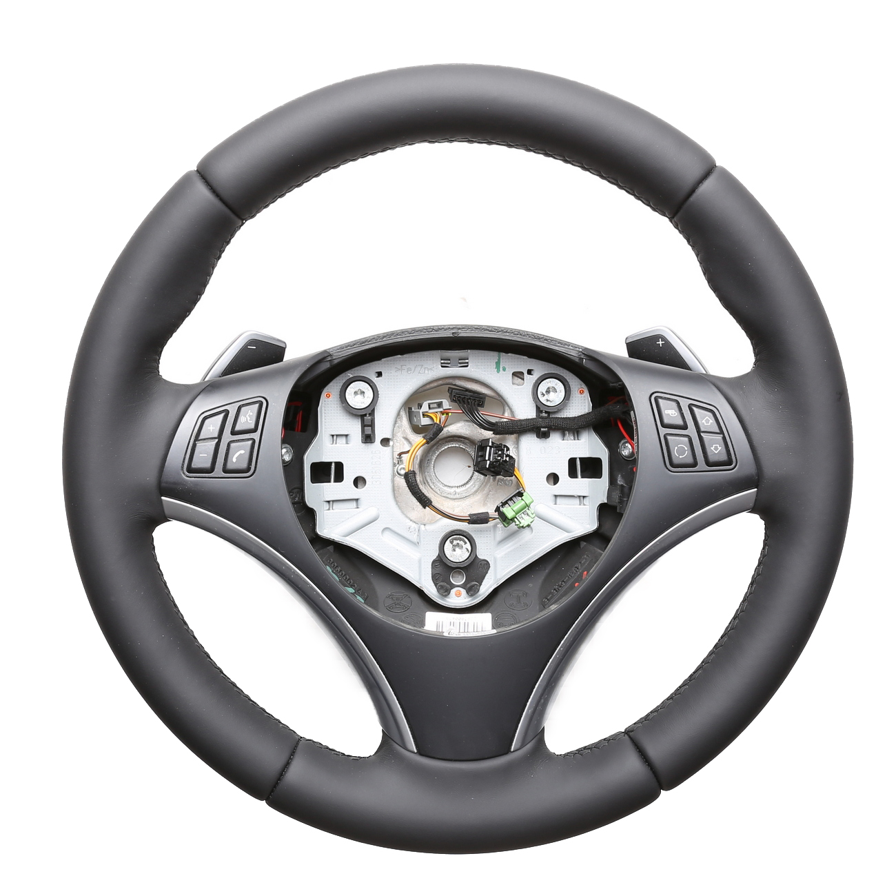 BMW Lenkrad E81 E82 E84 X1 E87 E88 E90 E91 E92 E93 Sport Klassisch Nappa Naht schwarz