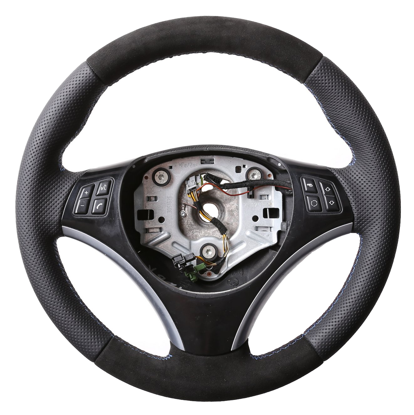 BMW Lenkrad E81 E82 E84 X1 E87 E88 E90 E91 E92 E93 Sport Klassisch Kombibezug Alcantara M-Naht