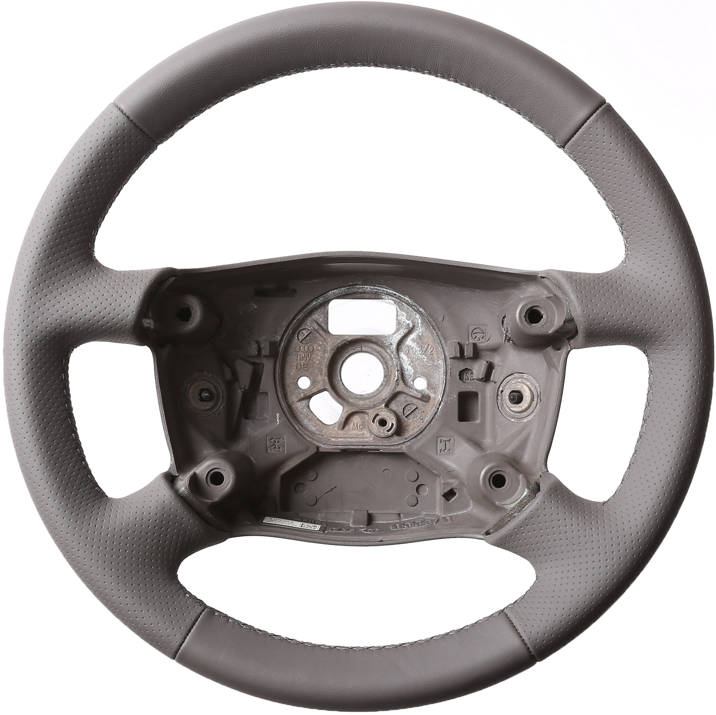 Audi Lenkrad A2 A3 A4 A6 A8 Klassisch grau Kombibezug Naht grau