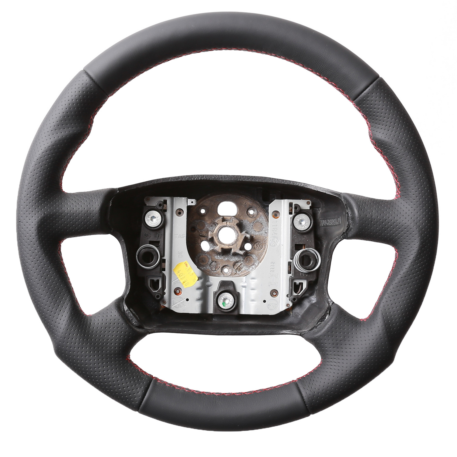 Seat Lenkrad Alhambra Tuning Kombibezug Naht rot