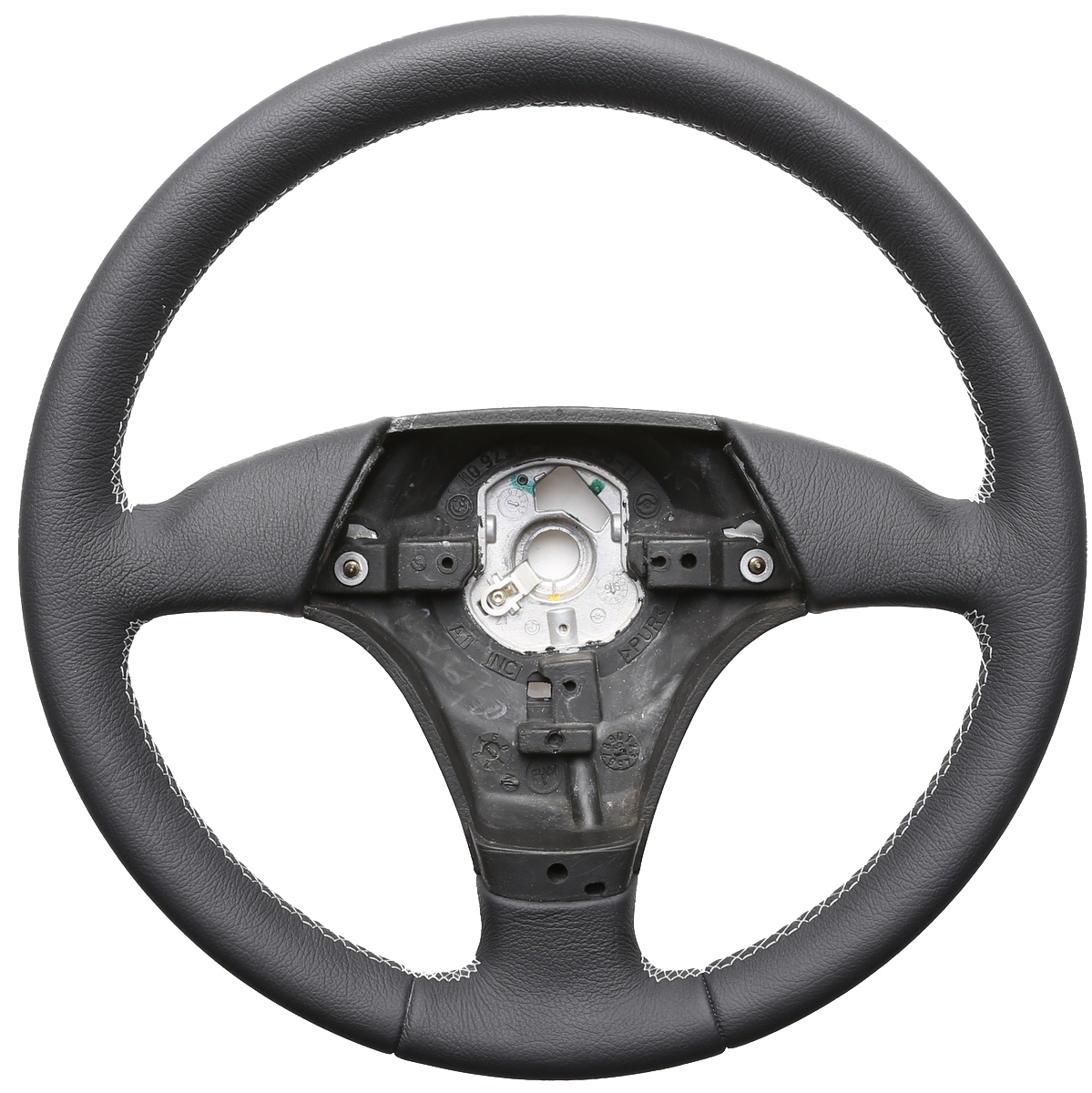 BMW Lenkrad E31 E36 E39 E46 Z3 Sport nur genarbt Naht silber