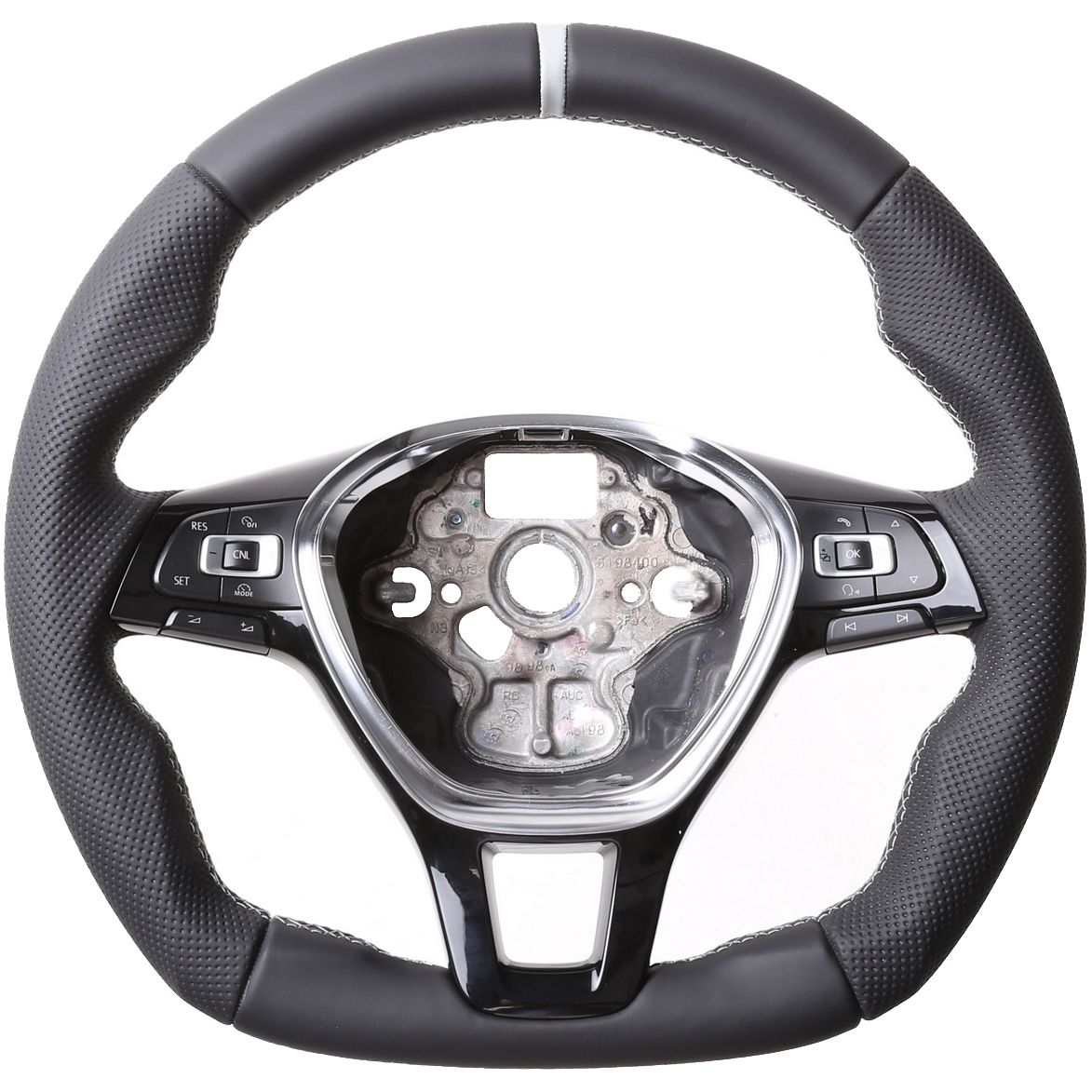 VW Lenkrad Golf 7 Passat B8 T6 Amarok Arteon Caddy Touareg T-Roc Abgeflacht NEU 12 Uhr Markierung