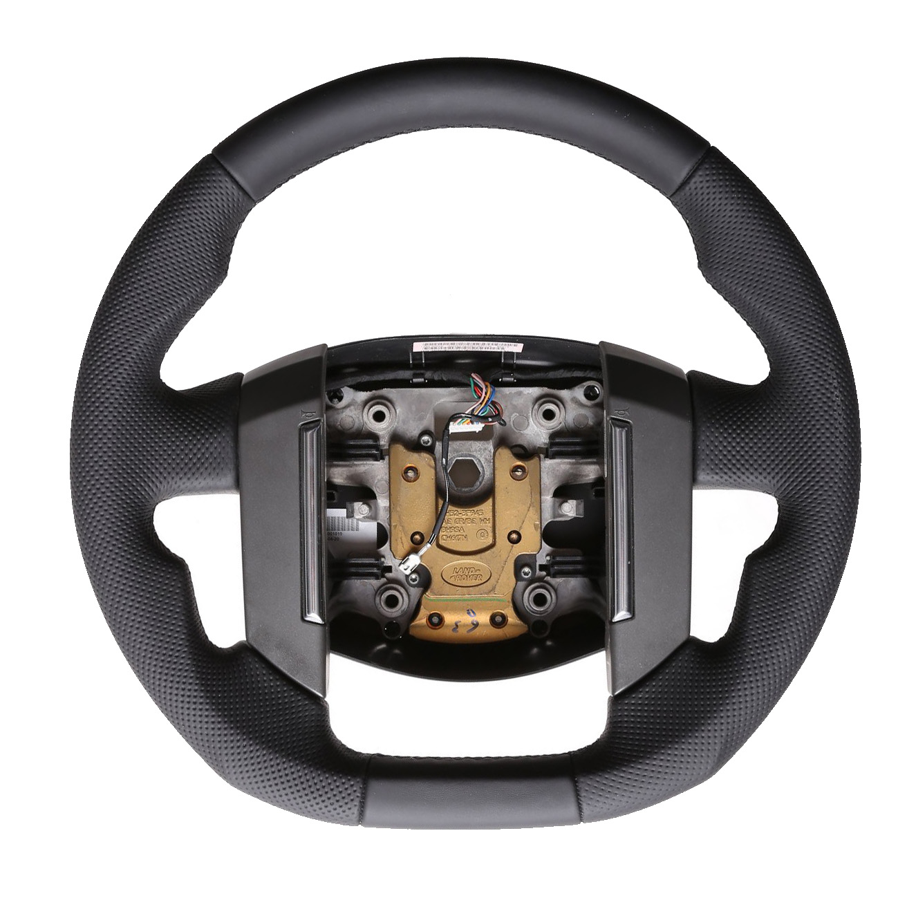 Land Rover Lenkrad Freelander II Range Rover Sport II Abgeflacht NEU Kombibezug Naht schwarz