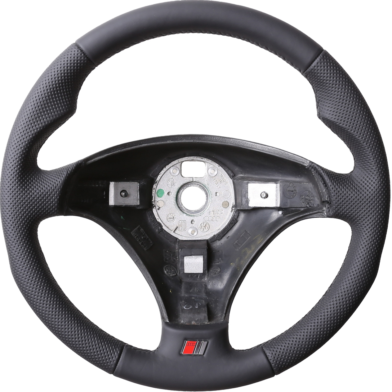 Audi Lenkrad A2 A3 A4 A6 A8 Audi TT Daumenauflagen Kombibezug Naht schwarz