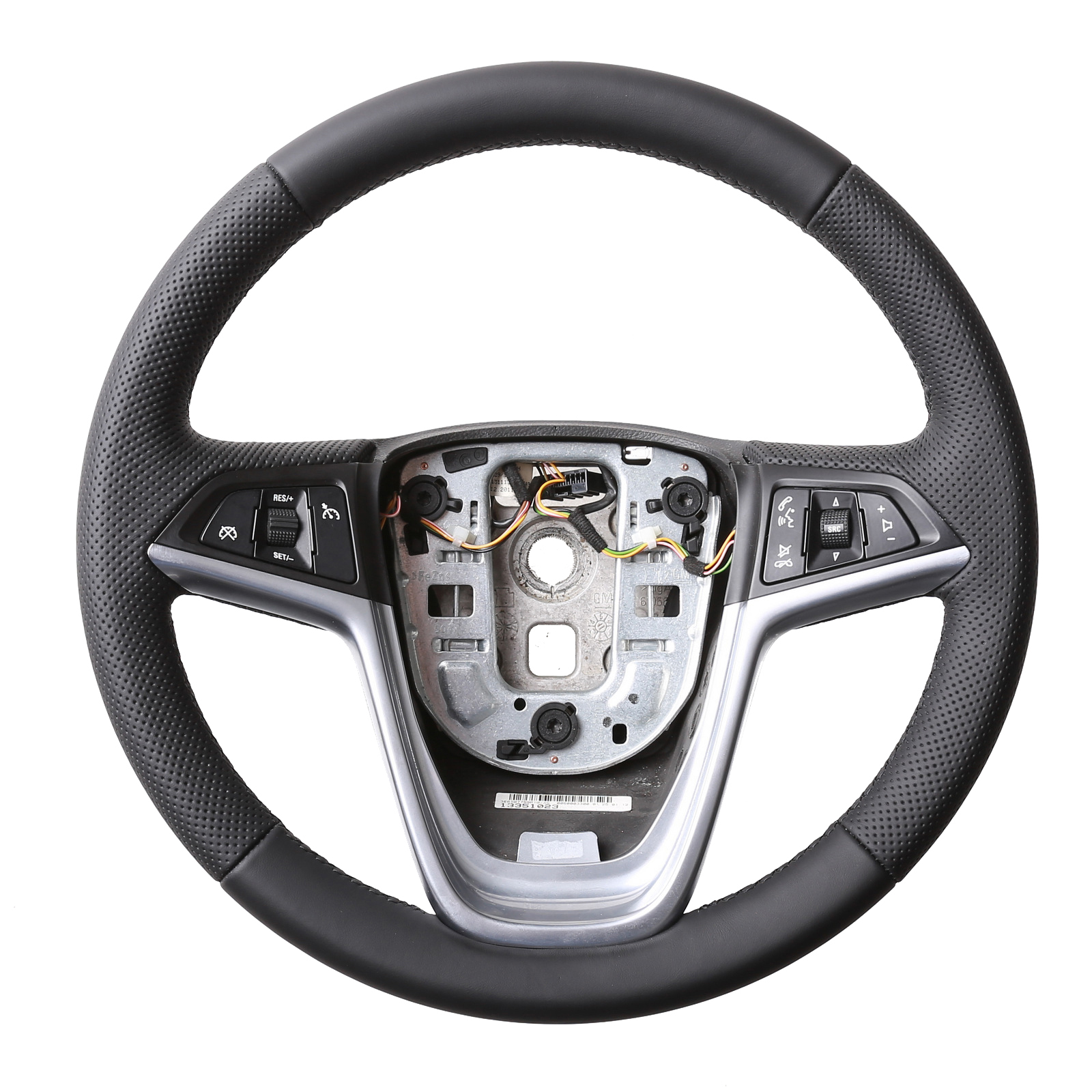 Opel Lenkrad Astra J Zafira C Insignia A Cascada Meriva Mokka Kombibezug Naht schwarz