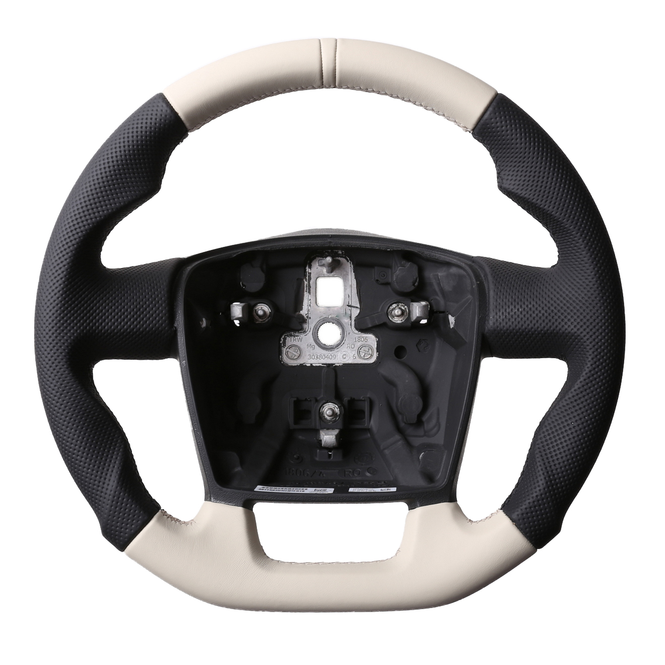 Fiat Ducato Peugeot Boxer Bicolor beige Abgeflacht 12 Uhr Markierung Naht schwarz/beige