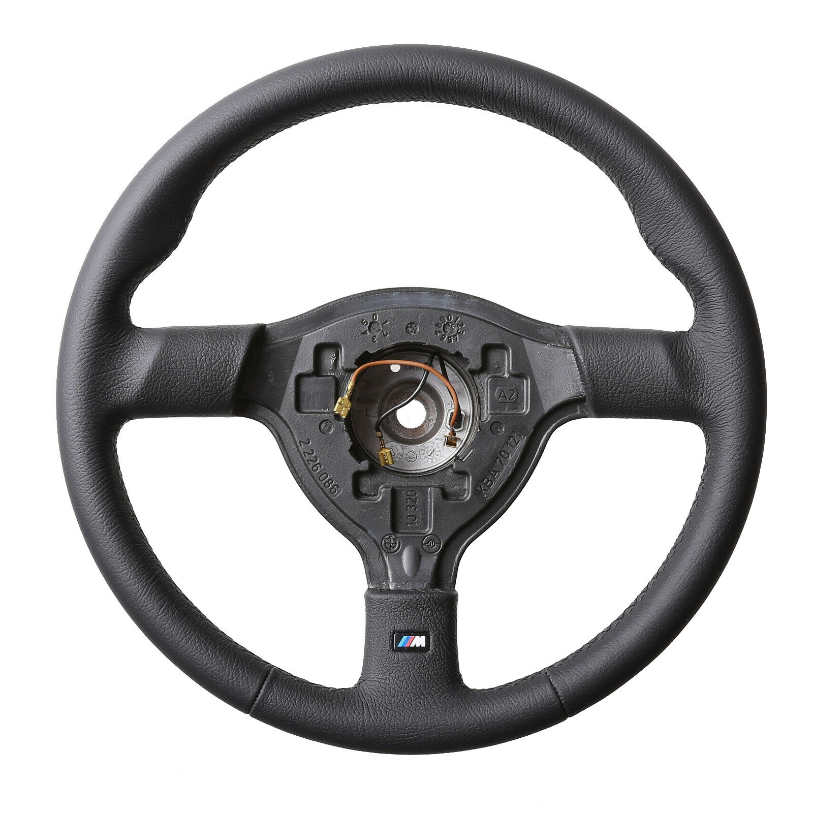 BMW Lenkrad E30 E36 M-Technik Klassisch nur genarbt Naht schwarz